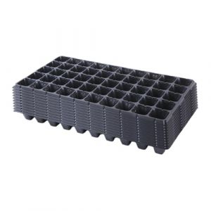 Sharplace 10 PCS Plateaux de Semis, Culture des Plantes Plateau, Plateau de Semis Croissance Plateaux avec des Trous de Drain, P&eacute;pini&egrave;re de Semis en Plastique pour La Maison de Jardin, 50 Trous (RT Technology, neuf)