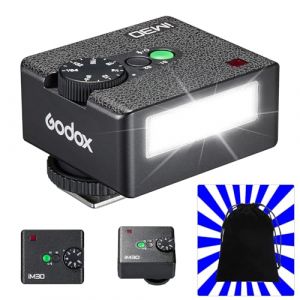 Godox iM30 Mini Flash Speedlite pour Appareil Photo Camera Flash avec Sac GN15 Flash Manuel 230 Flashs Pleine Puissance 7 Niveaux de Puissance Compatible avec Canon Sony Nikon Pentax Panasonic Olympus (PhoZoom E, neuf)