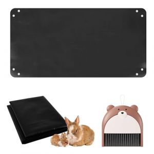 Tapis de parc imperm&eacute;able pour animaux de compagnie, 150 &times; 100 cm, r&eacute;utilisable, pour cochons d'Inde et lapins, lavable, antid&eacute;rapant, id&eacute;al pour la doublure de cage et la liti&egrave;re pour lapins, avec (JIAYIDE, neuf)