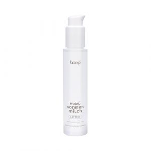 boep med Lait solaire | Crème solaire minérale avec filtre à oxyde de zinc | SPF 50 | Pour les peaux très sensibles et l'eczéma | Formule légère | Sans parfum (100 ml) (das boep, neuf)