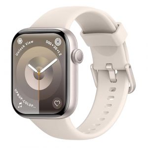 AcclaFit Montre connect&eacute;e pour Homme Femme, 1,85" avec r&eacute;ponse/appels, 140 Sportive Smart Watch avec Podom&egrave;tre, Sommeil/Cardiofr&eacute;quencem&egrave;tre/SpO2, &eacute;tanche IP68 Smartband pour Android iOS (JUHAO-UU, neuf)
