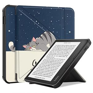 STAECASE Antichoc Housse pour KOBO Libra Colour Coque - Étui KOBO Libra2 Liseuse eBook Housse avec Support Pliant Housse Protection Coque (LM) (STAECASE, neuf)