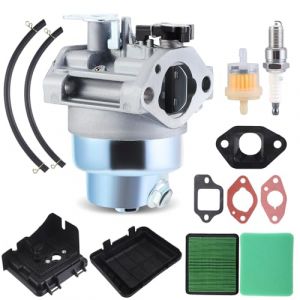 Carburateur Avec Joint Kit pour Honda GCV160,GCV160A,GCV160LA,GCV160LAO Kit Carburateur pour Honda GCV160 Tondeuse Série,Moteur et Tondeuse Avec Filtre à Air Avec Bouchon,Assemblage du Filtre à Air (BOFISH LIMITED, neuf)