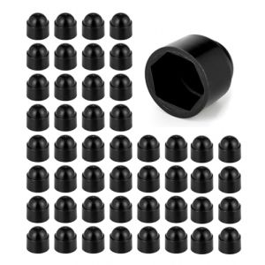 DOJA Barcelona Cache Ecrou - Pack 50 M10: Noire - Installation Facile, Ajustement Id&eacute;al - Cache Boulon Pour Montage Simple Et S&eacute;curis&eacute; - Capuchon Plastique Offrant Protection Vis Et Finition (DOJA Barcelona, neuf)