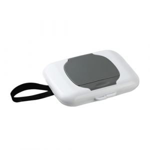 Porte-lingettes r&eacute;utilisable pour lingettes humides de voyage - Bo&icirc;te &agrave; suspendre pour lingettes de b&eacute;b&eacute; - Distributeur de lingettes pour b&eacute;b&eacute; (hubeiningpinghuishangmaoyouxiangongsi, neuf)