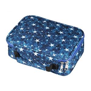 EDATOFLY 72 Fentes Grande Étui à Crayons Colorier Trousse Crayon Plumier Sac de Crayon pour Garcons et Filles (Bleu Foncé) (EDATOFLY, neuf)