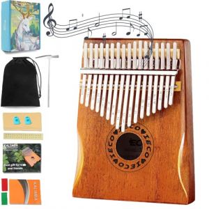 Kalimba 17 Clés Piano à Pouce pour Enfant Adulte Professionnel Kalimba Instrument avec Instruction (French Fine Products, neuf)