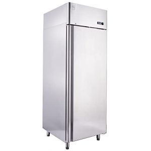 METRO Professional Armoire Réfrigérée Positive GRE2700, Réfrigérateur, Inox, 455L, 220W, avec Serrure, 4 Étagères Réglables, Argent (Gastro & Office, neuf)