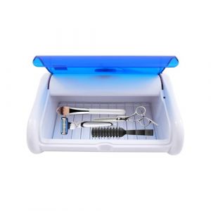 KANBCNG Stérilisateur pour ongles - 2 l/1,76 Qt - Pour instruments - Portable - Interrupteur en un clic - Avec grille pratique - 6 W - 31 x 21,5 x 10 cm (SIHAPPIER, neuf)