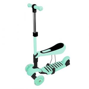 Trottinette Enfant &eacute;volutive pour Enfants 3 en 1,Multifonctionnel,Trottinette pour Enfant,Scooter de 2 &agrave; 8 Ans + Fonction v&eacute;lo d'&eacute;quilibre LED,pour Fille Garcon (jusiZL, neuf)