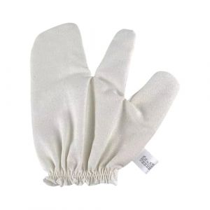 Gants de bain r&eacute;utilisables en soie pour la maison, les voyages, massage du dos et du visage (xiaoxum, neuf)