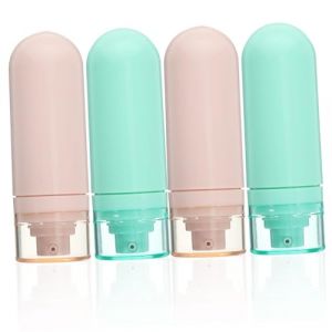 PACKOVE 4Pièces Bouteilles de Voyage Lot de Contenants Rechargeables pour Articles de Toilette pour Shampoing et Lotion (Spring TU, neuf)