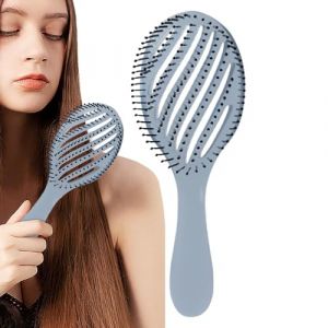 Siuwddee Détangler de brosse à cheveux, brossage de démêlage pour les cheveux bouclés - Déduisant les peignes de cheveux à vocation,Outil de style peigne humide et sec plus rapide, éliminant les nœuds (siuwad, neuf)