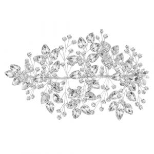 FOMIYES Coiffe De Mariée Coiffe De Mariée Coiffe De Mariage Pour Mariée Coiffe De Mariage Pour Femme Coiffe Pour Femme Coiffe De Mariée Pour Mariage Vigne De Cheveux De Mariée Cristal (Family&Personal, neuf)