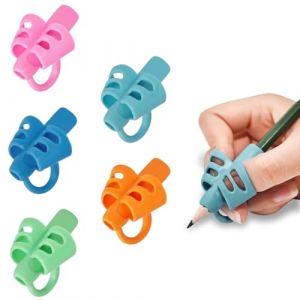 5 Pi&egrave;ces Guide Doigts &Eacute;criture Enfant, Guide Doigts Ecriture Enfant, Aide &Eacute;criture Guide Doigt Ergonomiques Grips Pour Crayon Pencil Grips pour Enfants &Eacute;tudiants Adulte Besoin (MIN  CHUNSHENG UK SHOP, neuf)