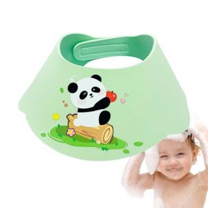 Shower Cap Kids, Waterproof Children Hair Washing Visor, 12.99x12.6 inches Protection Adjustable Shampoo Bath Shield, Ear Dry and Eye Cover for Easy Hair Protection (point-two, neuf)