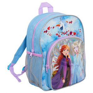 Disney® Sac à dos officiel Frozen 2 pour filles avec Elsa & Anna Into The Unknown École Garderie Voyage Sac à dos Sac à déjeuner (Lora Dora, neuf)