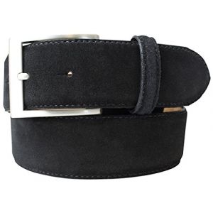 BELTINGER Ceinture en daim 4 cm | Ceinture en daim de haute qualit&eacute; pour homme 40mm | Ceinture en daim pour homme 4cm | Noir 90cm (BELTINGER, neuf)
