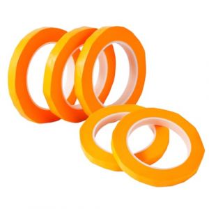 Hugwish 5pcs ruban de masquage peinture 3/5/10/12 mm x 50 m, ruban masquage carrosserie résistant à la chaleur pour les travaux de peinture automobile (fengxiaEU, neuf)
