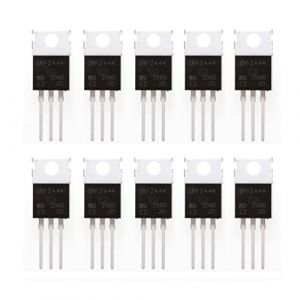 HUABAN Lot de 10 transistors MOSFET IRFZ44N Vdss = 55 V Rds (allum&eacute;) = 0,0175 ohm ID = 49 A TO220 Power N-Channel MOSFET (SHEN ZHEN ERIC ELECTRONICS TECHNOLOGY LIMITED, neuf)
