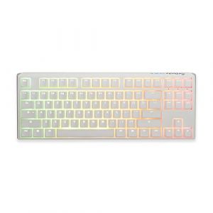 DUCKY One 3 Classic Pure White TKL Gaming Tastatur, RGB LED - MX-Speed-Silver (US) (x-kom, neuf)
