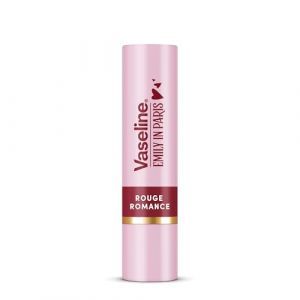 Vaseline x Emily in Paris Rouge Romance | Baume à lèvres teinté Stick | Édition Limitée | (Rouge Romance) (prsWORLD, neuf)
