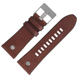 Diesel Bracelet De Montre 28mm Cuir Marron - DZ-7314 (MARBURGER, neuf)