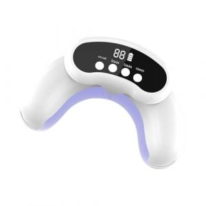 Nail Lamp, Gel Polish UV LED Lamp, Home Salon Quick Curing Folding Light Tool Finger Manicure Pedicure Beauty Kit for Sisters Mother Girlfriend Women, 20.8x8.1x12.2cm (seierrion, neuf)