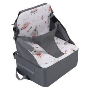 Si&egrave;ge de Booster pour Tout-petit pour Table &agrave; Manger, Haute de Chaise de Cuisine pour Chaise de Cuisine avec Dossier et Sangles R&eacute;glables pour b&eacute;b&eacute; Alimentaire (hightseck, neuf)