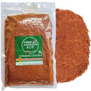 La Route des Epices Piment d'Espelette en poudre AOP - Le sachet sous vide de 250g (LeClicGourmand, neuf)