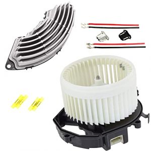 Pulseur Air Moteur Ventilation Habitacle Chauffage Climatisation AVEC Résistance & Faisceau Électrique compatible pour BERLINGO C4 PICASSO GRAND PICASSO PARTNER & PARTNER TEPEE 6441CG 6441CE 77366112 (Odocar, neuf)