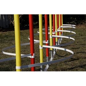 Wuzzmann ARCS Slalom Agility/ARCS d'entrainement pour DIAMÈTRE Barre Slalom 30mm - 34mm, sans Barres (Wuzzmann Trading, neuf)