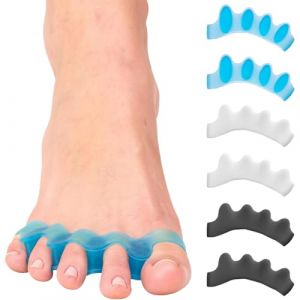 S&eacute;parateurs D'orteils, 3 paires de Separateur Orteil Hallux Valgus,Ecarteur Orteil, Silicone en Gel Souple, Pour Femmes et Hommes Soulagement Instantan&eacute; de la Douleur Espaceurs d'orteils (CELTIC MANUFACTURING, neuf)
