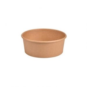 Arredo Chef Bol Salade Kraft à Emporter, Jetable, Lot de 50 Pièces (Sans Couvercle, 750 ML) (Arredochef, neuf)