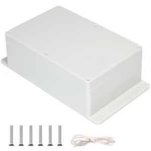 CPROSP Bo&icirc;te de D&eacute;rivation &Eacute;tanche Exterieur Blanc, Bo&icirc;te Carr&eacute;e IP65, 230 x 150 x 85 mm, avec Passe Cable pour &Oslash;6-12 mm avec Poign&eacute;e de Retenue (CPROSP, neuf)