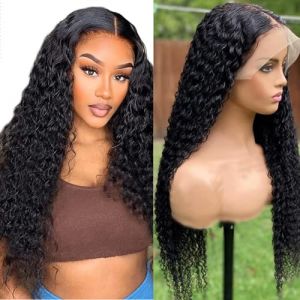 Jreitsere Perruque Humaine 13x4x1 T - Part Lace Front Perruque Ligne De Cheveux Naturels Deep Wave Perruque BréSilienne Lace Front Perruque 150% Dense Sans Colle Perruque 22 Pouces (yuzhoushixiaojungongyipinjingyingbu, neuf)