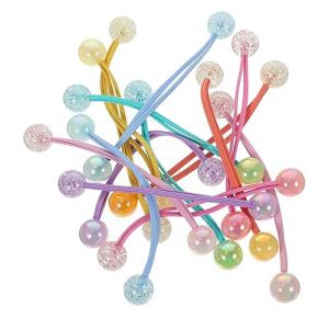 OATIPHO Lot De 14 Élastiques à Cheveux Colorés De Boule Pour Filles Corde à Cheveux Élastique Accessoires Pour Coiffure Petites Filles Lors Des Fêtes Et Séances Photo (Tsun Ki-sung, neuf)