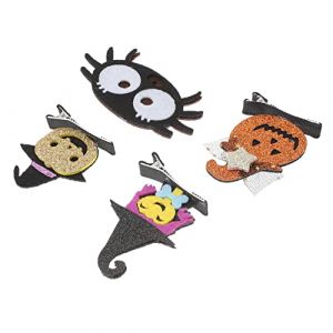 Didiseaon 8 Pièces Pinces à Cheveux D'halloween Peluche Pinceau De Maquillage Pliant Pinceaux De Maquillage Scone Brosse à Récurer Accessoires Pinces à Cheveux Démêlant Osier Branché Feutre (Merkowski, neuf)