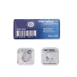 2x Renata Batterie Montre - Fabriqué En Suisse - Toutes Les Tailles - Argent Oxyde renata Batteries - 315,317,319,321,329,335,337,341,344,346,350,357,361,362,364,366,370,371,373,377,379,381,384,389,39 (P & F France, neuf)