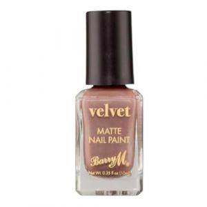 Barry M Cosmetics - Vernis à ongles velours mat, vieux rose (Crushed Ribbon) (Shashi Patel, neuf)