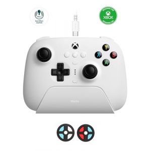 8BitDo Ultimate 3 Modes Manette pour Xbox | USB-C, Bluetooth, contrôleur 2,4g, Déclencheurs et Joysticks à Effet Hall, Compatible avec Xbox Series X|S, Xbox One, Windows, Android (Blanc) (Runsnail, neuf)