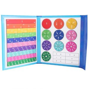 GNAUMORE Jeu Magnétique de Fractions,Puzzle Fraction Magnétique,Jeux pour Apprendre Les Fractions,Démonstrateur de Disque Magnétique,Puzzle Éducatif De Fraction Magnétique,Puzzle Cadouet Fraction (Qinuurod, neuf)