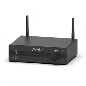 Arylic BP50 Bluetooth 5.2 aptX Pr&eacute;amplificateur audio pour la maison avec HDMI ARC, entr&eacute;e Phono et GO Control APP Adaptateur audio avec DAC, sorties RCA pour r&eacute;cepteur AV. (Arylic EU, neuf)