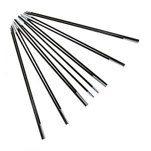 Arceaux de Tente, M&acirc;ts de Tente Flexibles de Remplacement de Poteaux de Tente pour Camping Randonn&eacute;e, 7 Sections, Longueur 3,4 m (Hurmerss, neuf)