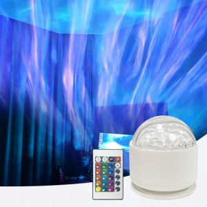 GY LED Projecteur de ciel étoilé,RGB 3D Lampe de lave,18 effets d'éclairage, Télécommande Chronométrée Aurora Boreal projecteur Aurora,ciel étoilé LED Nightlight Décoration de la Chambre des enfants (GY STORE, neuf)