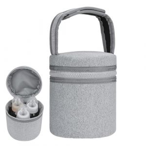 Refroidisseur de stockage de lait maternel, sac isotherme pour lait maternel - Refroidisseur de lait maternel,Sac pour bouteilles de lait avec sangle amovible, sac isotherme pour 2 grandes bouteilles (PNKshop, neuf)
