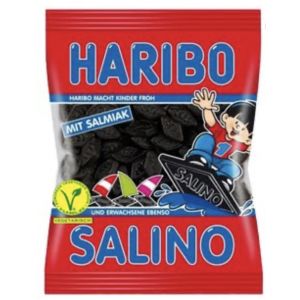 Salino - Bonbons à la réglisse salée pour les amateurs de sensations fortes - Compatible avec Haribo 175g (PAStation, neuf)