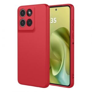 COMAKU Coque pour Motorola Moto G86 5G, Housse Etui en Mate TPU Souple Protection en Silicone [Antichoc] [Antid&eacute;rapante] [Anti-Empreintes digitales] - Rouge (Dinsi, neuf)