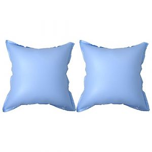 vidaXL 2X Oreillers Gonflables d'hiver pour Housse de Piscine Hors Sol Coussins Couverture Flotteurs d'Hivernage Coussins Gonflables Bleu PVC (vidaXL FR, neuf)
