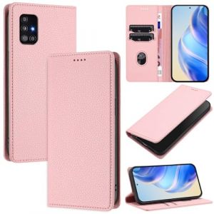 xinyunew Coque pour Samsung Galaxy A51 4G/M40S, RFID Blocage Portefeuille Etui &agrave; Rabat, Housse en Cuir PU pour Samsung Galaxy A51 4G/M40S, Rose (xinyunew, neuf)
